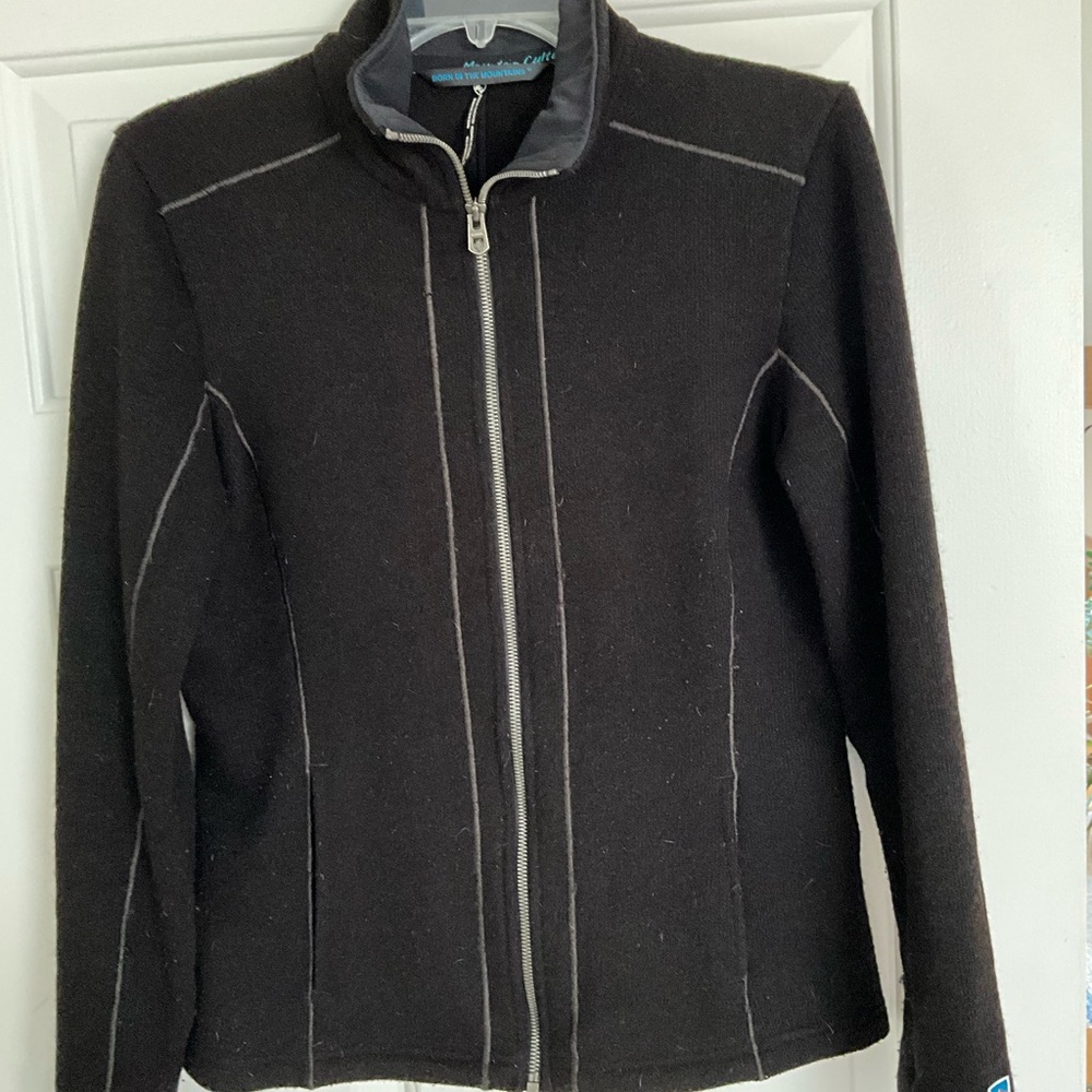 Kuhl Women's Black Zip-Up Sweater